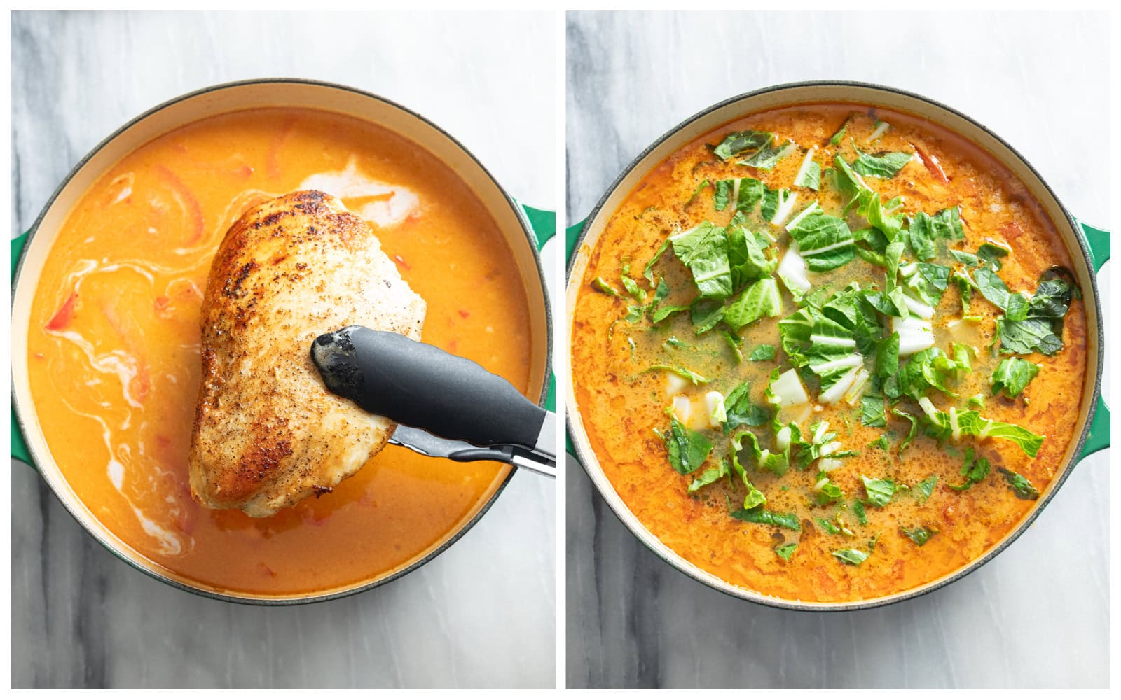 Thai Soup with Broast Chicken